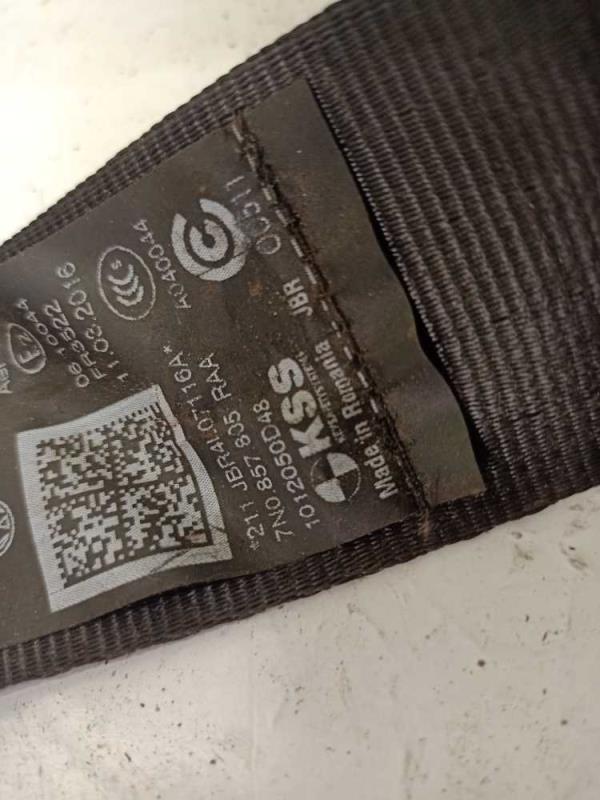 CEINTURE ARRIERE GAUCHE VW SHARAN/ SEAT ALHAMBRA 2010-2021 - Vue 2